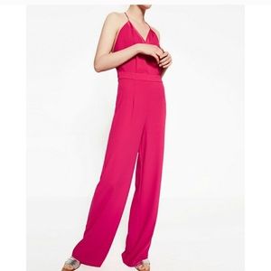 Zara pink jumpsuit